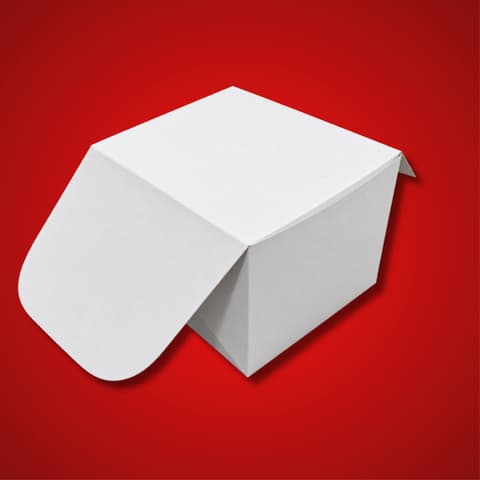 Caja para postre blanca de TodoCajas JEMD